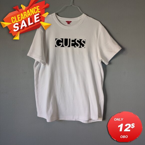 Guess Men's White T-Shirt XXL - Picture 1 of 9